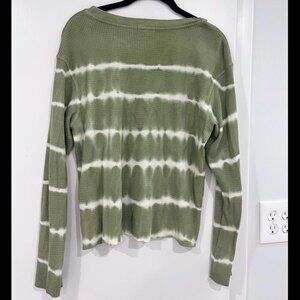 Anthropologie Tie-Die Long Sleeve Thermal Top (Size S)